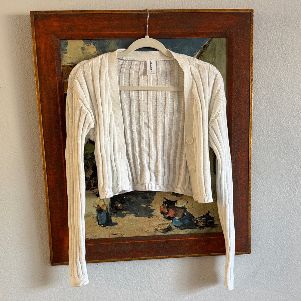 Abound Ivory Cable Knit Cardigan